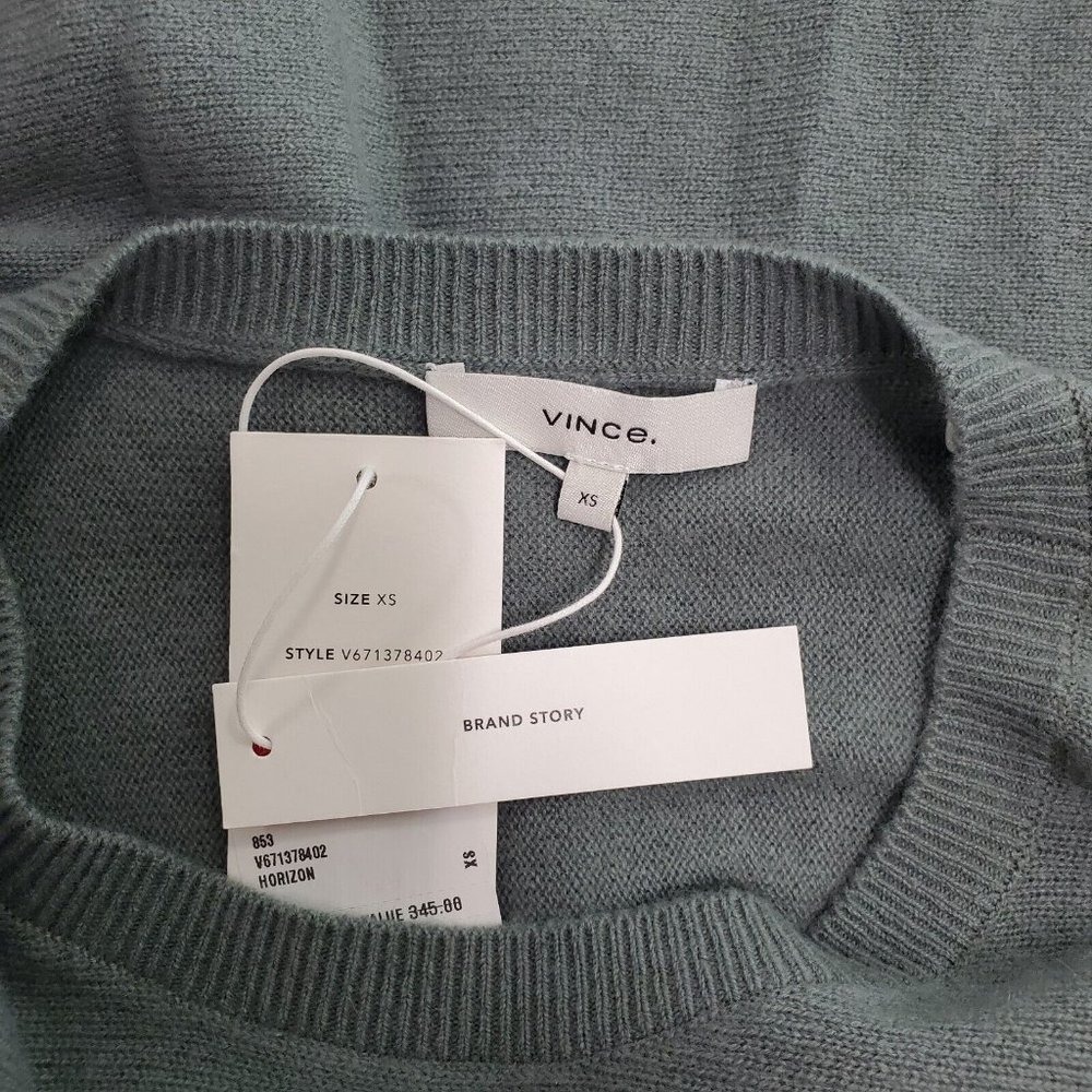 Vince Green Long Sleeve Round Neck Pullover Sweater Size XSmall - Picture 6 of 8